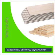 Balsabretter, Sperrholz, Beplankungen für Modellbau